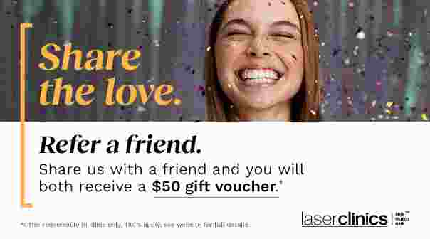 Refer a friend and receive a $50 gift voucher*